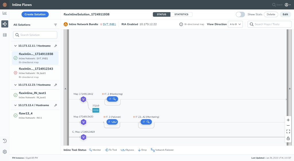 New design main workflow inspection canvas